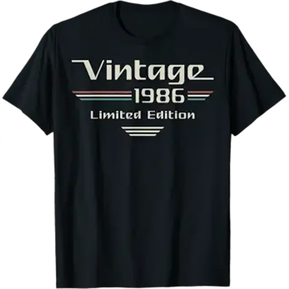 Vintage 1986 Edition Classic Car 40th Birthday T-Shirt