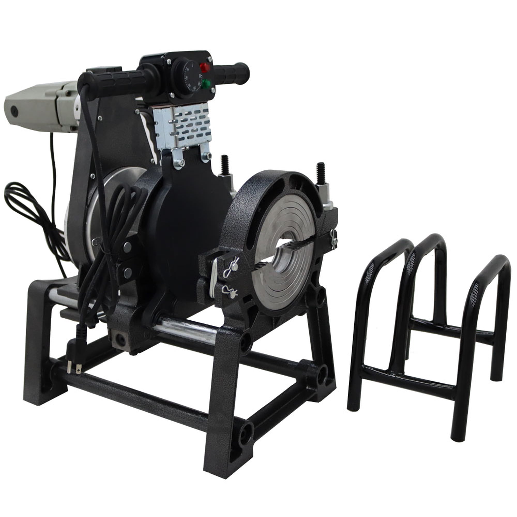 INTBUYING 2.48 -6.30 Pipe Fusion Welding Machine Electric Tube Butt Fusion Equipment for HDPE Pipe Fusion Welder Two Clamps