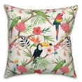 thumbnail image 2 of Creative Products Tropical Birds 18x18 Indoor / Outdoor Pillow, 2 of 3