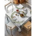thumbnail image 6 of Sage Green Grey Table Cloth, Geometric Circle Modern Abstract Simple Art Waterproof Tablecloth for Square Tables, Reusable Washable Fabric Table Cover for Restaurant Kitchen Dining Tables 60"x60", 6 of 6