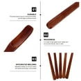 thumbnail image 5 of RENACLIPY Set of 5 Wooden Honey Sticks with Flat Design, Perfect for Stirring, Mixing, Daily Use and Giving, 5 of 5