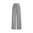 thumbnail image 4 of QUNYINEY Casual Womens Pants Wide Leg Vintage Corduroy Trousers Loose with Pockets Women Chinos Pants, 4 of 5