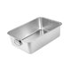 thumbnail image 5 of Caja de arena abierta para gatos, orinal de acero inoxidable, antisalpicaduras, fácil de limpiar, con asas, cama antiadherente para gatos, arenero S, 5 of 10