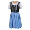 thumbnail image 1 of Medieval Costume German Oktoberfest Dirndl Dress Short Sleeve Doll Collar Retro Cute French Maid Outfit Cosplay Costume 5xl, 1 of 5
