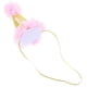 thumbnail image 4 of Diadema con forma de cono para el primer cumpleaños de niña, sombrero de fiesta (rosa), 4 of 4