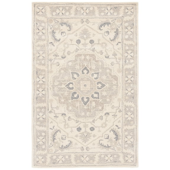 SAFAVIEH Metro Marion Medallion Area Rug, Ivory/Beige, 3' x 5'