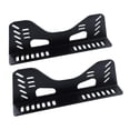 thumbnail image 4 of Terraxo 2 Pieces Race Seat Brackets Bucket Seat Side Mount Brackets Aluminum Alloy L Shape Bracket Kit Easy Installation Adjustable Design Suitable for Car Mo black, 4 of 8