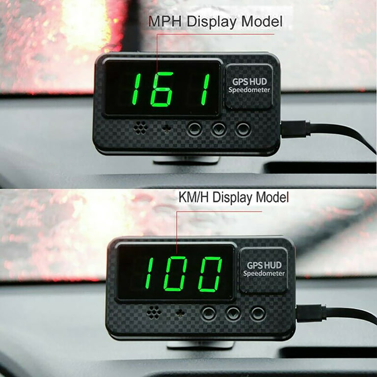 AT HP02 Speedo - GPS Geschwindigkeitsmesser / Digital Speed Gauge km/h &  mph