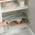 thumbnail image 3 of AYYUFE Cabinet Shelf Multifunctional Expandable PP Stackable Counter Storage Shelf for Kitchen, 3 of 7
