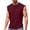Red mens shirts, variant on Mens Cotton Linen Henley Shirts Lightweight 3/4 Sleeve T-Shirt Summer Beach Yoga Hippie Tops White,S