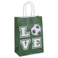 thumbnail image 1 of 12 Uds. Bolsa de papel para recuerdo de fiesta de fútbol ​​bolsas de dulces con tema de fútbol ​​bolsas de embalaje de regalo, 1 of 8