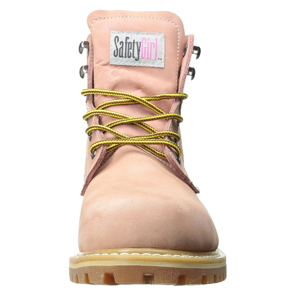 Womens pink hotsell steel toe boots