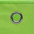 thumbnail image 4 of Cajas de almacenamiento VidaXL plegables de tela no tejida verde x4, 4 of 7