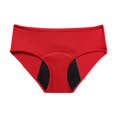 thumbnail image 5 of Daznico Womens Underwear - Women's Menstrual Panties 4 Layer Leakproof Menstrual Panties Light Flow for Girls Teens - Panties for Women,Color:Red,Size:L, 5 of 8