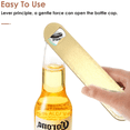 thumbnail image 4 of Abridor de botellas de acero inoxidable con divertidos colores del arcoíris, llave de barra para amigos, novios, hombres, barra para beber, 4 of 5