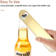 thumbnail image 4 of Abridor de botellas de acero inoxidable con divertidos colores del arcoíris, llave de barra para amigos, novios, hombres, barra para beber, 4 of 5