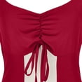 thumbnail image 4 of Renaissance Costume Women Halloween Medieval Pirate Maxi Dress Gothic Outfit Red L, 4 of 7