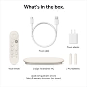 Google TV Streamer 4K - Fast Streaming Entertainment on Your TV with Voice Search Remote - Watch Movies, Shows, Live TV, and Netflix in 4K HDR - Smart Home Control - 32 GB of Storage - Haze