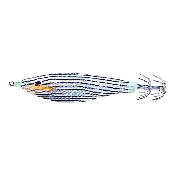 Naierhg Shrimp Bait Realistic Sharp Hook Streamlined Design Artificial Lure Wood Shrimp Bait Squid Hook Jigging 10cm/9.6g