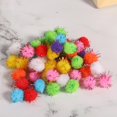 thumbnail image 1 of Mini Pelota de Lujos, Decoraciones de Bricolaje Hermosos y Prácticos Pompones de Seda Brillante para decoración de títteres decorációe del cabello, decoraci de ropa, 1 of 7