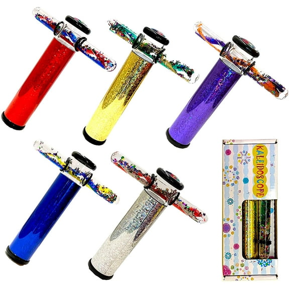 Kaleidoscope with glitter filled . A Wands Kaleidoscope COLORS VARY  (2 Pack)