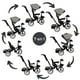 thumbnail image 2 of Triciclo Evolutivo Para Niños Tipo Carriola Asiento 360° 7 En 1 Luz Y Sonido Gris, 2 of 5
