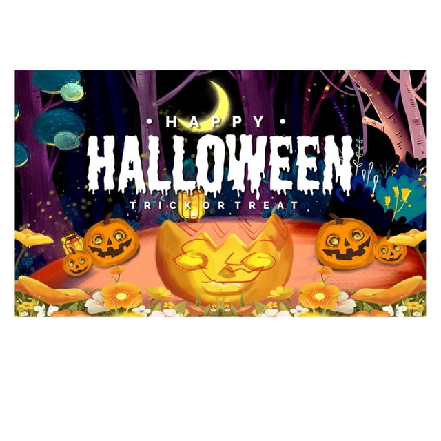 Agiferg Halloween Decoration Banner Party Background Halloween Photo Booth Background