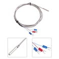 thumbnail image 4 of Bgsha RTD PT100 Temperature Sensor Stainless Steel Thermocouple with 2m 3 Cable Wires, 4 of 9
