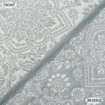 thumbnail image 4 of Marina Decoration Jacquard Embroidered Stitching Coverlet Bedspread Ultra Soft Bedding Solid 3 Piece Summer Quilt Set with 2 Quilted Shams, Blue Floral King Size, 4 of 11