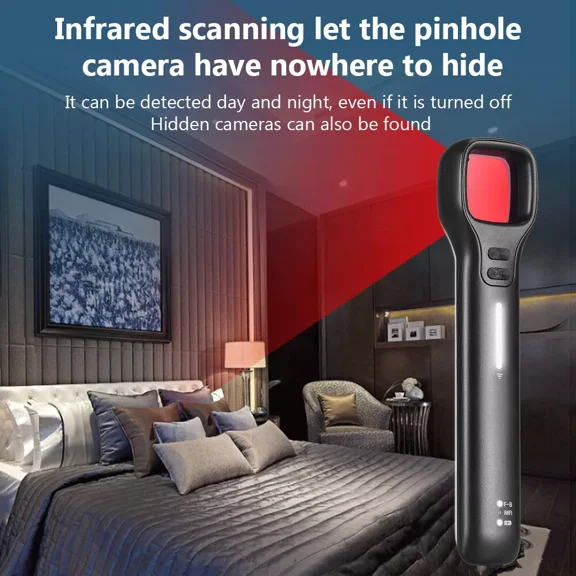 Voivey G6 Anti Spy Detector Hidden Camera Anti Bug Finder Scanner & Protector GPS Tracker BLACK