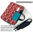 thumbnail image 2 of Lsque Ho-Ho-Ho Pattern Laptop Bag – Portable & Slim Single-Shoulder Computer Case with Adjustable Strap, Protective, Lightweight for 13”/14”/15.6” Laptops, 2 of 8