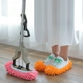 thumbnail image 2 of Oiur (3 Pairs)6pcs Mop Slippers Shoes Cover, Soft Washable Reusable Microfiber Foot Socks Floor Dust Dirt Hair for Bathroom Office Polishing Cleaning Covers Random Color, 2 of 15