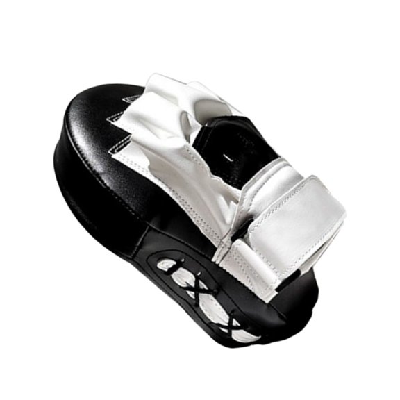 Eigraketly Boxing Strike Curved Thai Pad MMA Thai Focus Muay Pads Mitts  Accesorios para máquinas de ejercicios Blanco negro