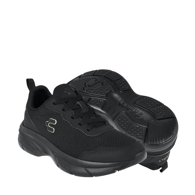 TENIS CHARLY MUJER 1043286002 TEXTIL NEGRO