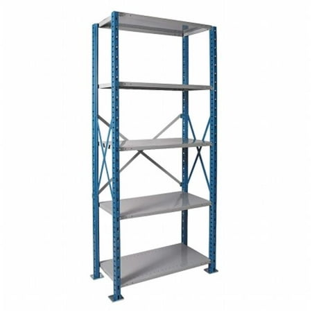 Hallowell H5510 1807pb Hallowell H Post High Capacity Shelving 36 In W X 18 In D X 87 In H 707 Marine Blue Posts And Side Sway Braces Walmart Com