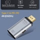 thumbnail image 5 of Adaptador Adaptador macho tipo C a DP 4K 60Hz para PC (compatible con tipo C a HDMI+PD), 5 of 8