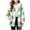 Green, variant on Girls Flannel Plaid Jacket Fleece Sherpa Zipper Hooded Jackets Kids Long Sleeve School Winter Warm Outwear with Pockets