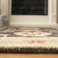 thumbnail image 4 of SAFAVIEH Anatolia Scarlett Floral Area Rug, Black/Green, 6' x 9', 4 of 9