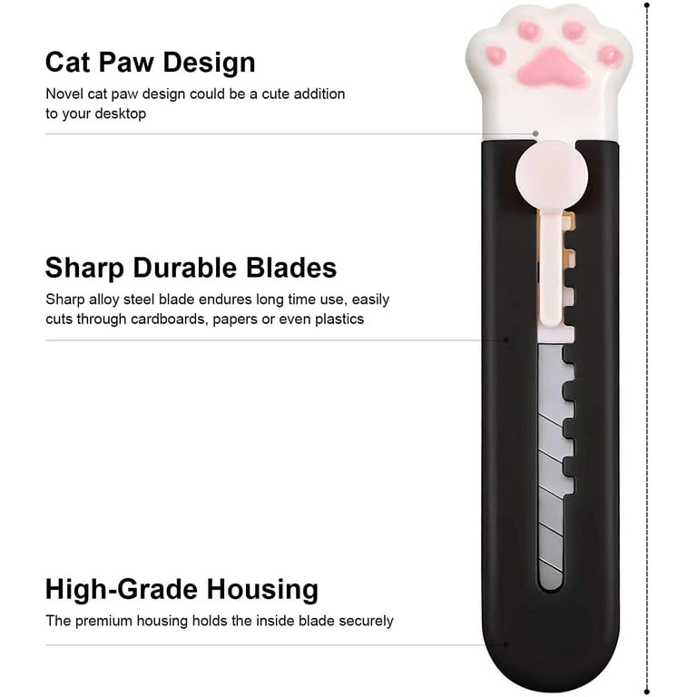 Kawaii Mini Pocket Cat Paw Art Utility Knife Express Box Knife