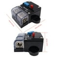 thumbnail image 2 of serony Plastic Automotive Circuit Breaker Overload Protection High Conductivity Replacement Manual Sound Box Security Fuse Accessories Blue Button 60A, 2 of 4