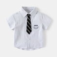 thumbnail image 2 of TOOYOU Boys T-shirt Tops Striped Embroidered Baby Loose Shirt For Kids Clothes Summer Tops Size 3-4 Years, 2 of 6