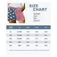 thumbnail image 4 of TIYOMI Plus Size Women's American Flag Shorts 2X 4th of July Shorts Pocketed Comfy Drawstring Shorts Elastic Waist Summer Beach Shorts 2XL 18W 20W, 4 of 4