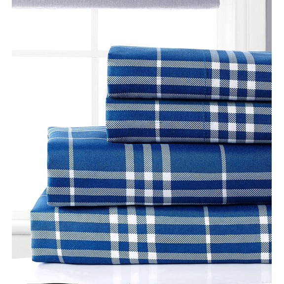 Harper Lane 4-Piece Microfiber Bed Sheet Set, Queen – Machine Washable, Fade Resistant