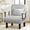 Linen-Light Grey, variant on Furniliving 4 in 1 Convertible Sofa Bed, Folding Sleeper Chair Bed with 6-Position Adjustable Backrest & Pillow, Floor Single Chairs for Living Room, Bedroom, Office, Light Grey