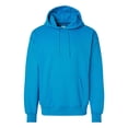thumbnail image 5 of Hanes Ultimate Cotton Men's Fleece Pullover Pocket Hoodie, Warm Cozy Hooded Sweatshirt, Teal, XL, 5 of 6