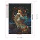 thumbnail image 2 of Pintura de diamante 5D DIY taladro redondo completo parcial AB estrella diosa arte 45x55cm, 2 of 9