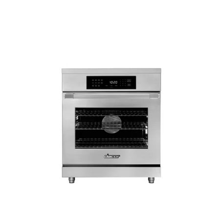 Dacor - 5.2 Cu. Ft. Self-Cleaning Freestanding Electric Induction Convection Range - Stainless steel
