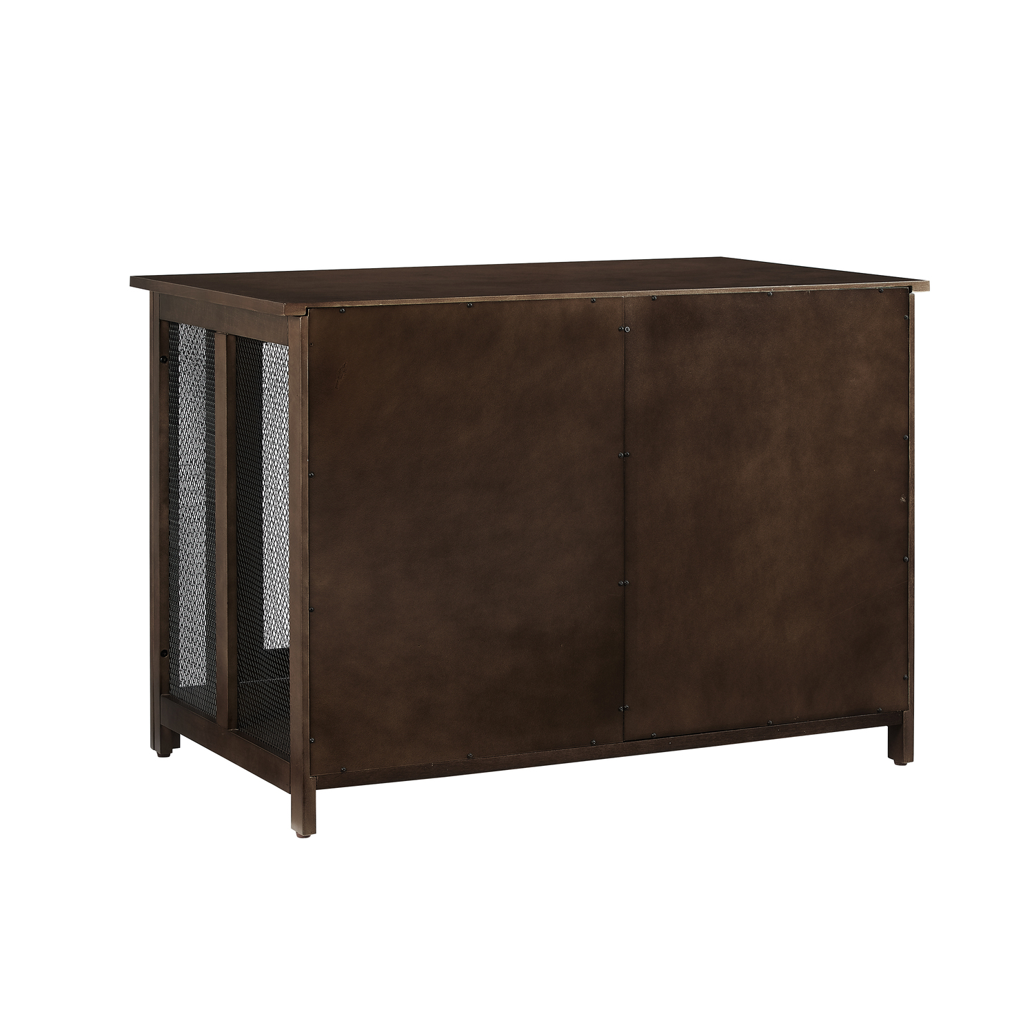 Crosley Furniture Dane Credenza Console Table Dog Crate Kennel for Pets