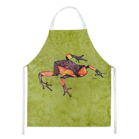 Carolines Treasures 8689APRON Frog Apron Large multicolor