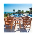 thumbnail image 2 of Vifah Malibu 5 Piece Wood Patio Dining Set, 2 of 6